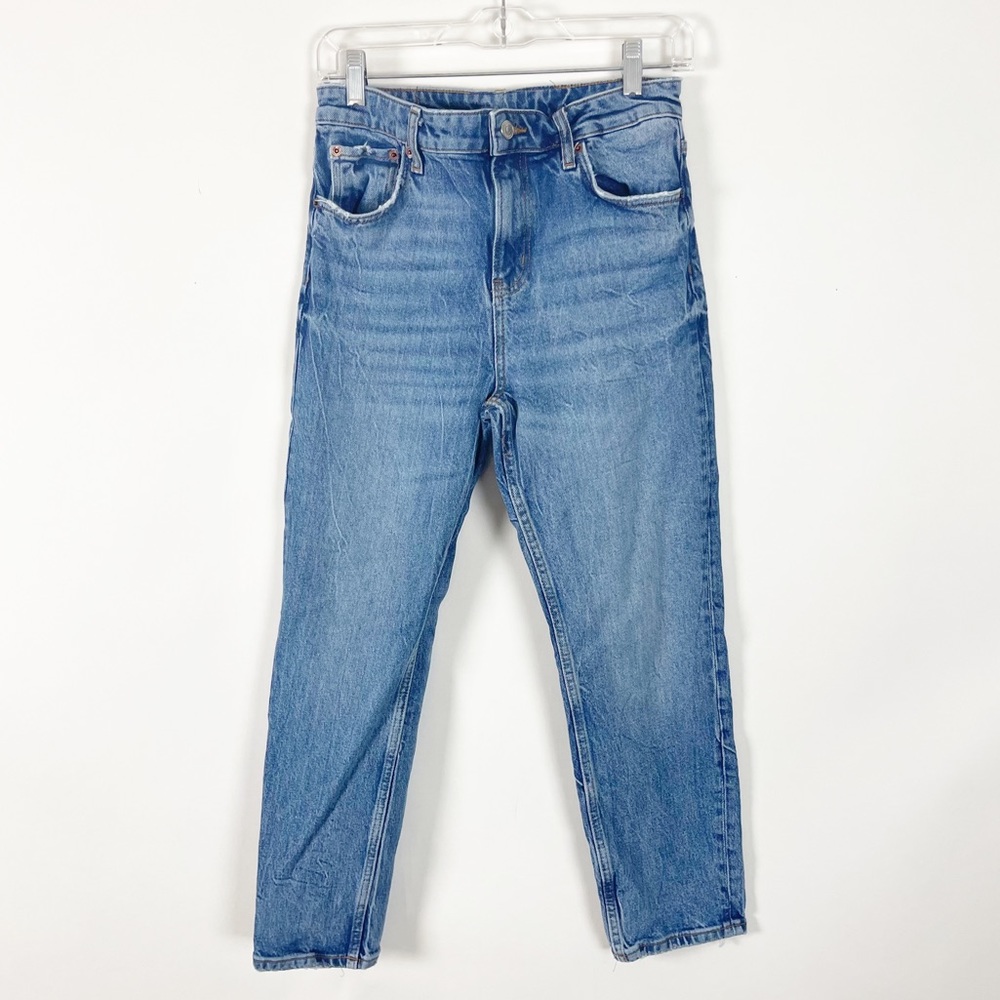 Zara HW Slim Women’s Blue Denim High Rise Skinny Jeans Size 8